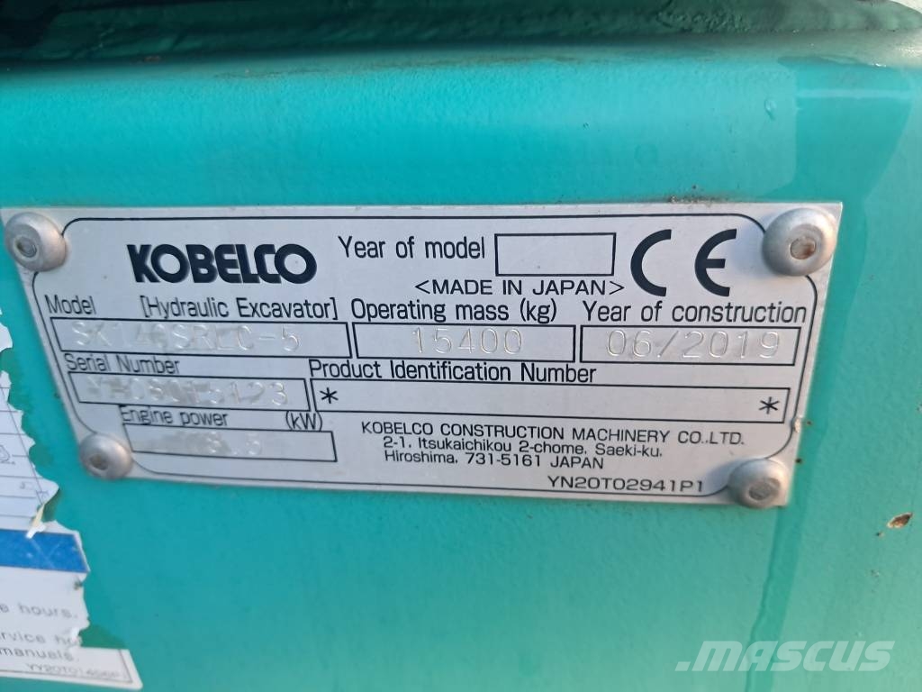 Kobelco SK 140 SRLC-5 Telakaivukoneet