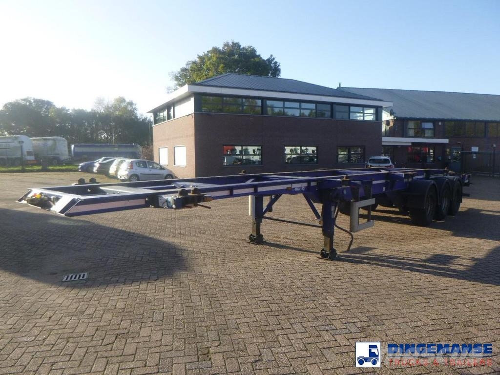 Dennison 3-axle container trailer 20-30-40-45 ft Kontejnerske poluprikolice