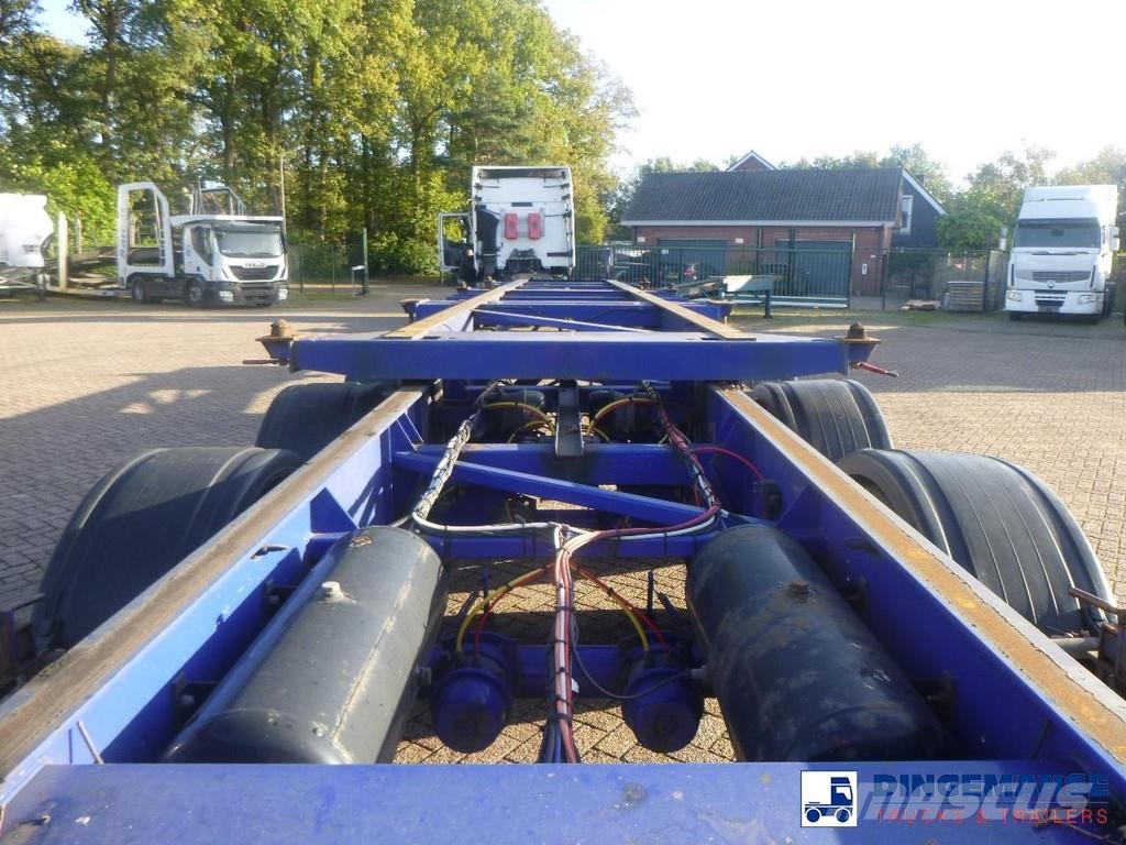 Dennison 3-axle container trailer 20-30-40-45 ft Kontejnerske poluprikolice
