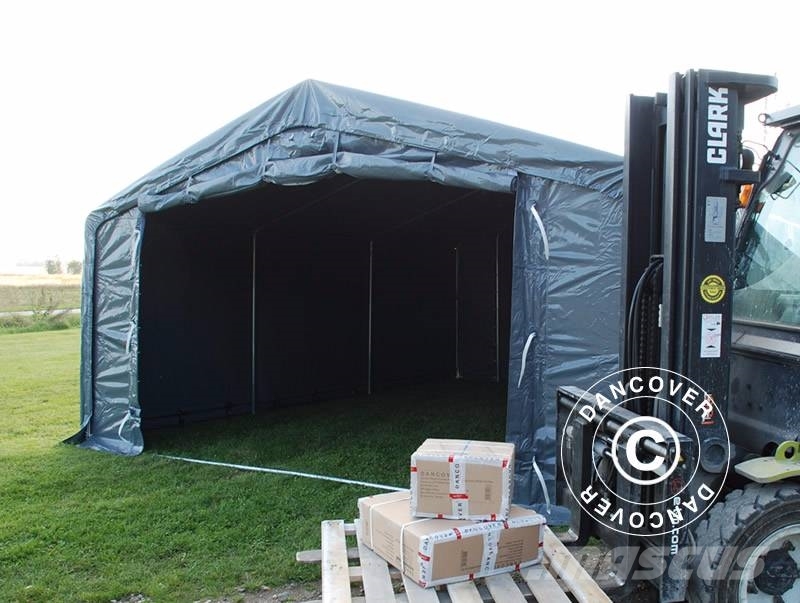 Dancover Storage Shelter PRO XL 5x8x2,5x3,89m PVC Telthal Wyposażenie magazynów - inne