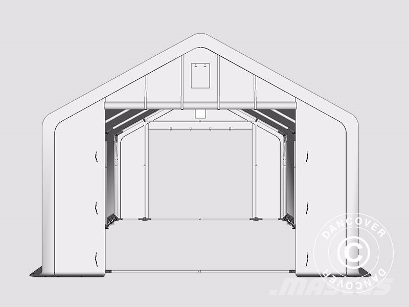 Dancover Storage Shelter PRO XL 5x8x2,5x3,89m PVC Telthal Wyposażenie magazynów - inne