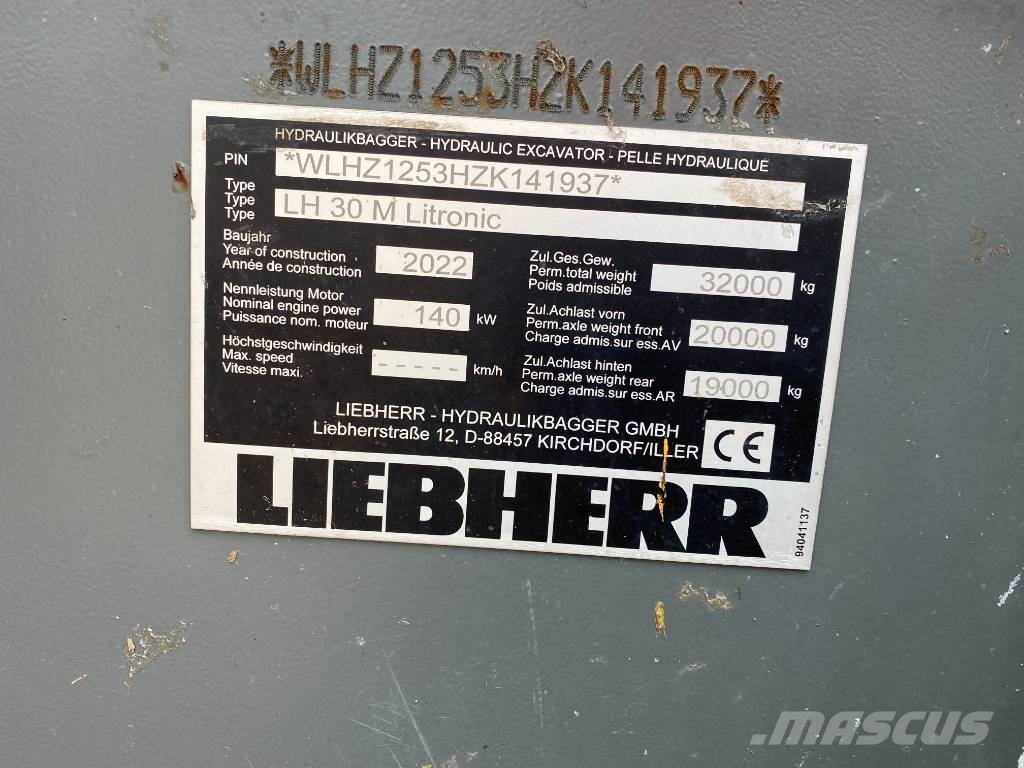 Liebherr LH 30 M Bagri za prekladanje primarnih/sekundarnih surovin