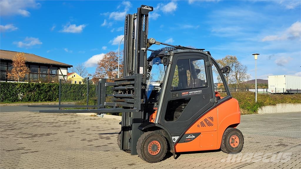 Linde H25T-02 天然气叉车