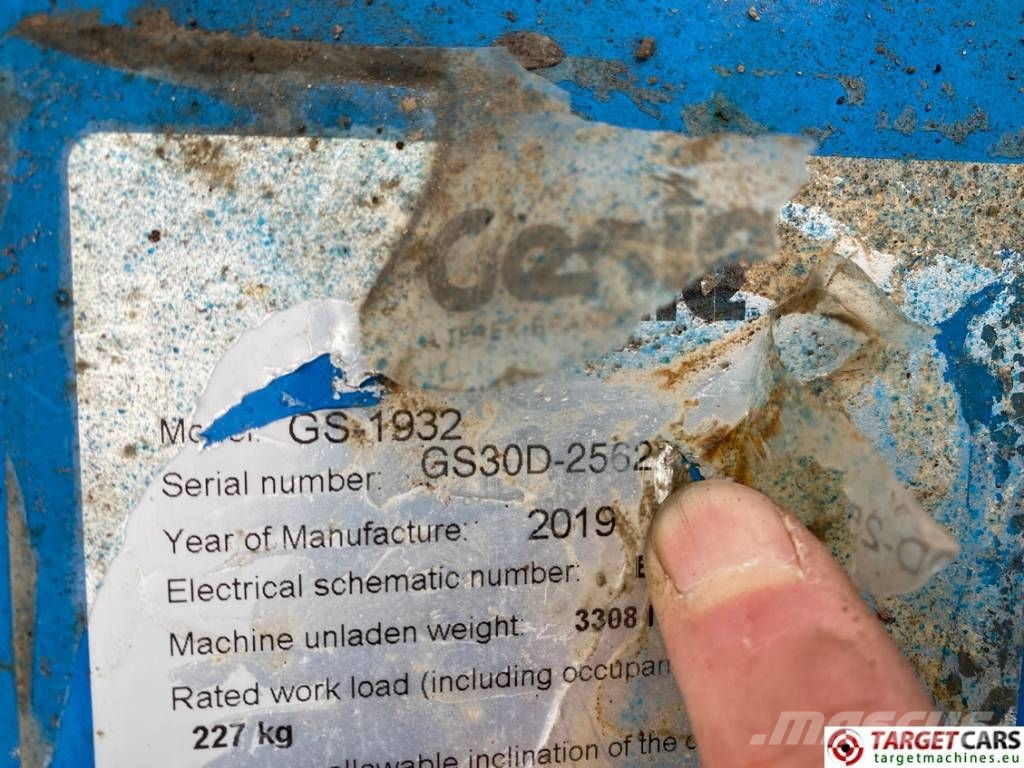 Genie GS-1932 Electric Scissor Work Lift 779cm Schaarhoogwerkers