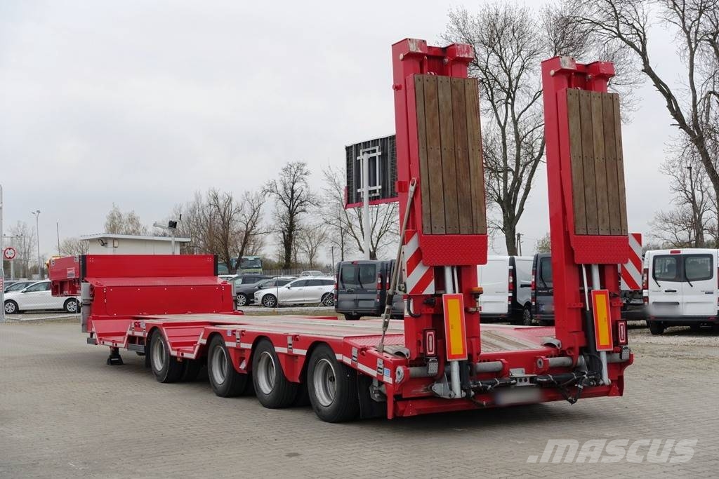 Langendorf low-bed semi-trailer / 2024 / load 46 t / 2 units نصف مقطورة مسطحة منخفضة