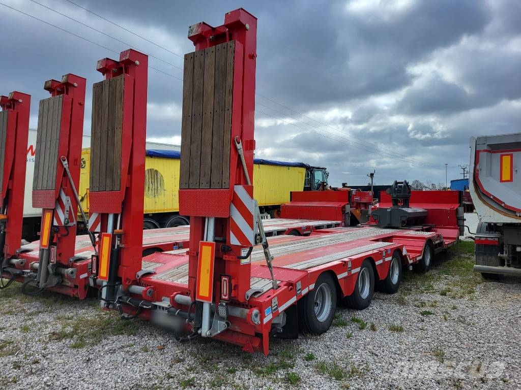 Langendorf low-bed semi-trailer / 2024 / load 46 t / 2 units نصف مقطورة مسطحة منخفضة