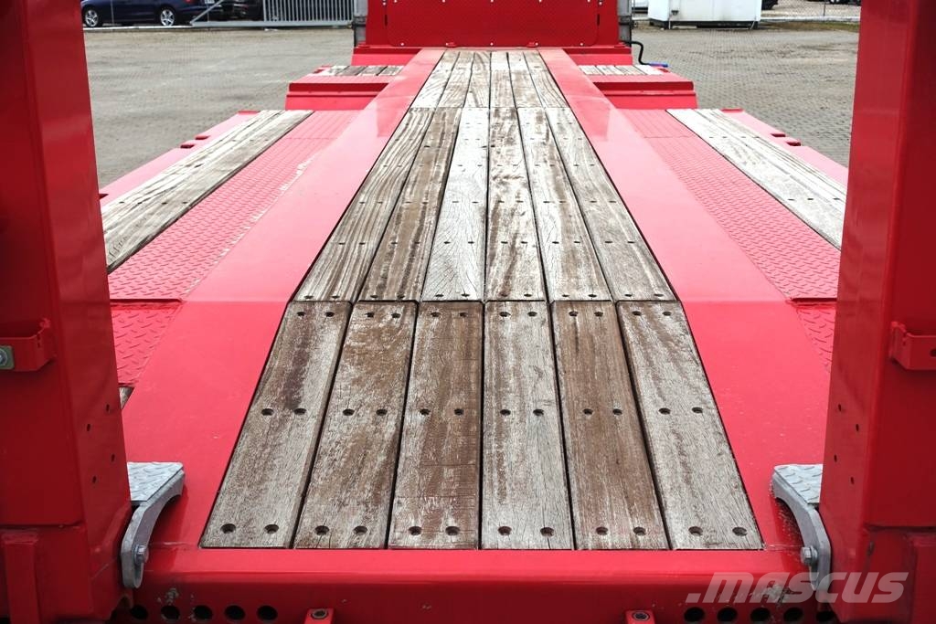 Langendorf low-bed semi-trailer / 2024 / load 46 t / 2 units نصف مقطورة مسطحة منخفضة