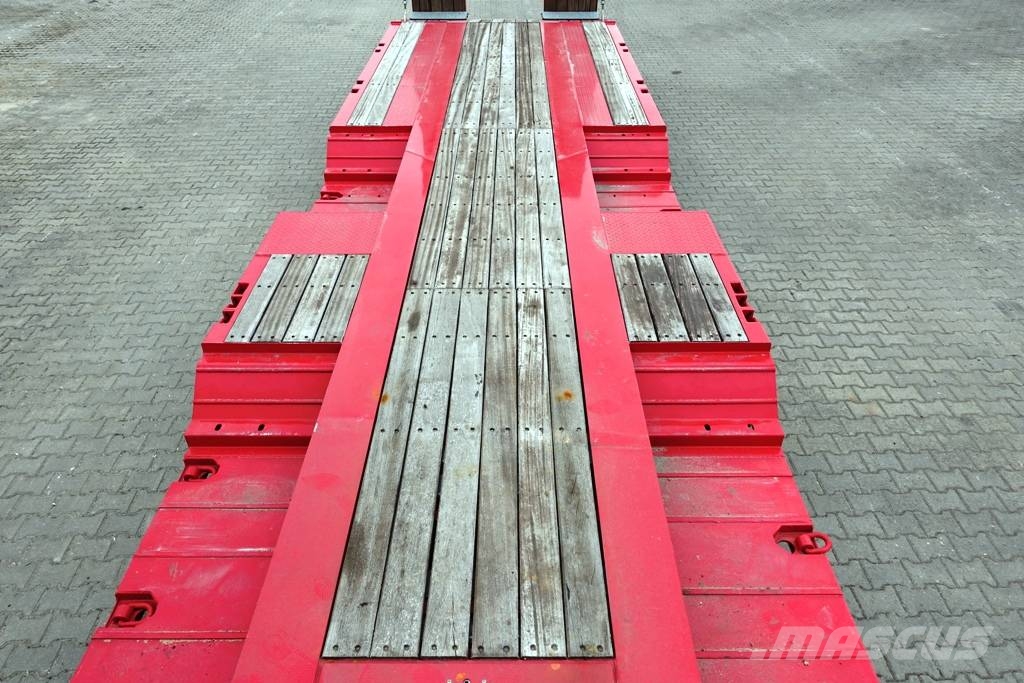 Langendorf low-bed semi-trailer / 2024 / load 46 t / 2 units نصف مقطورة مسطحة منخفضة