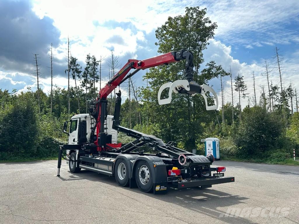 MAN TGS 26.520 MAN TGS 26.520 6x2 Abrollkipper + Kran Hook lift trucks