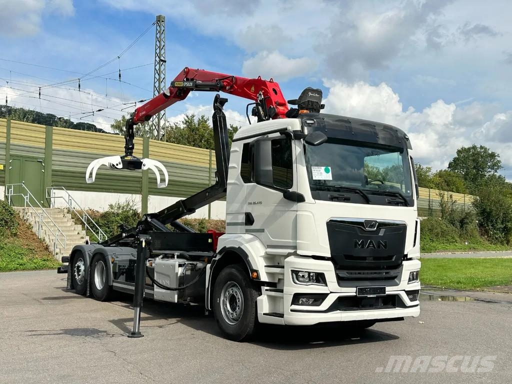 MAN TGS 26.520 MAN TGS 26.520 6x2 Abrollkipper + Kran Hook lift trucks