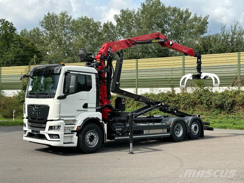 MAN TGS 26.520 MAN TGS 26.520 6x2 Abrollkipper + Kran Hook lift trucks