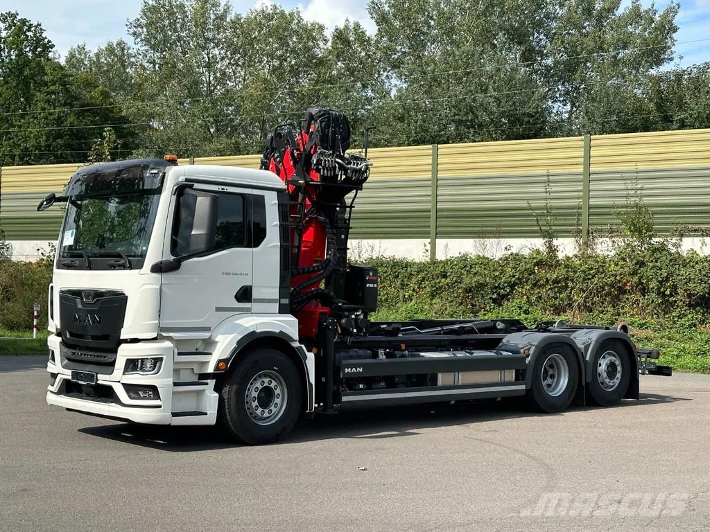 MAN TGS 26.520 MAN TGS 26.520 6x2 Abrollkipper + Kran Hook lift trucks