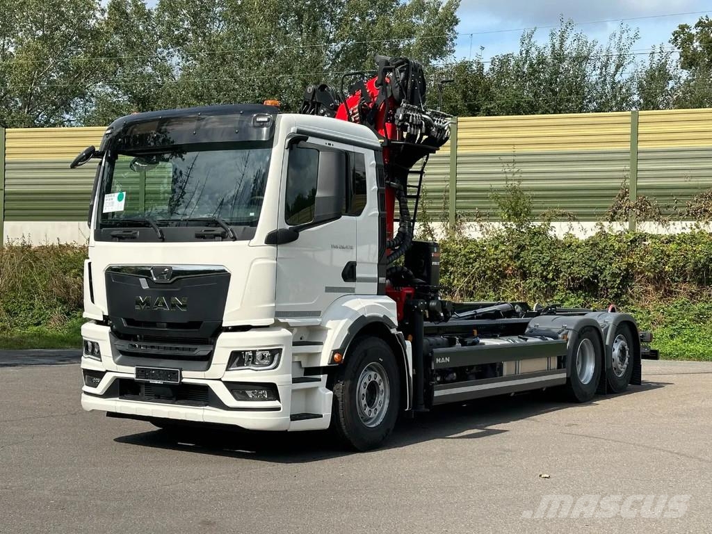 MAN TGS 26.520 MAN TGS 26.520 6x2 Abrollkipper + Kran Hook lift trucks