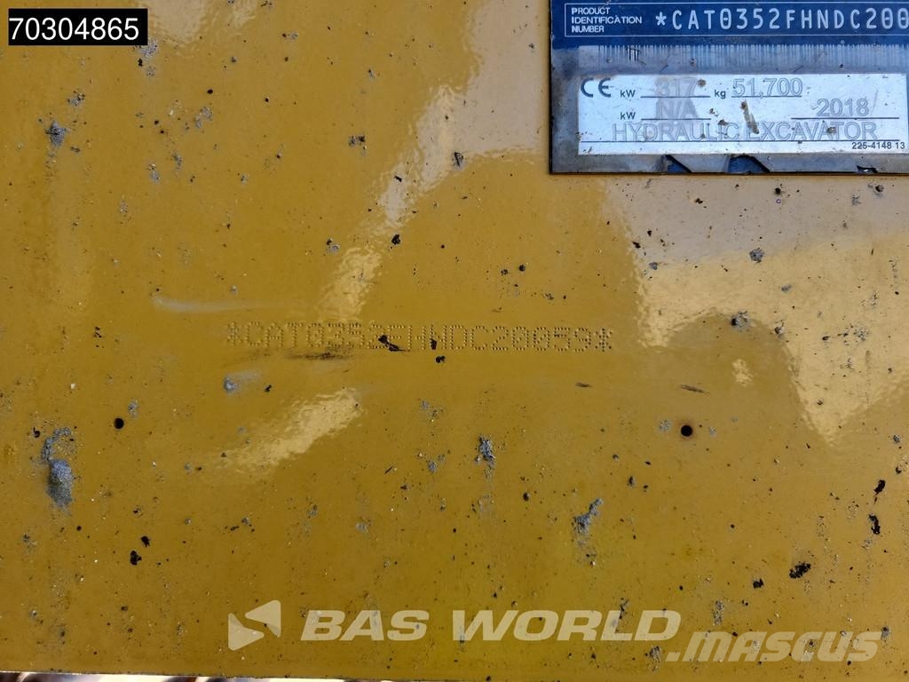 CAT 352 F Koparki gąsienicowe