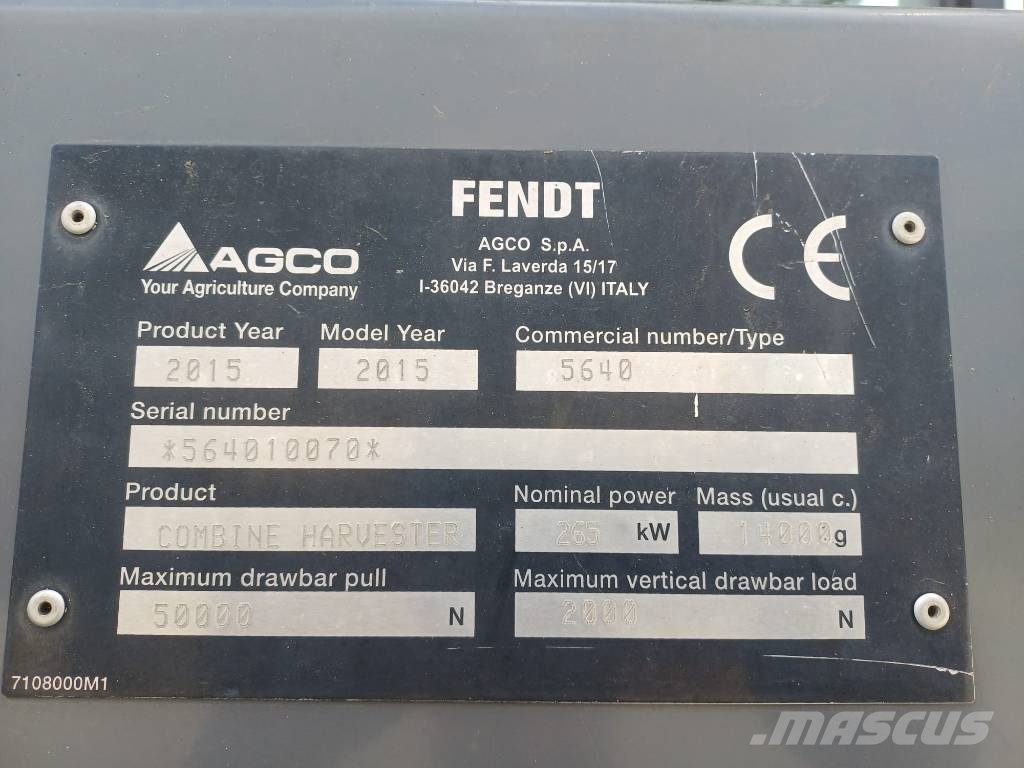 Fendt 6335 C حصادات