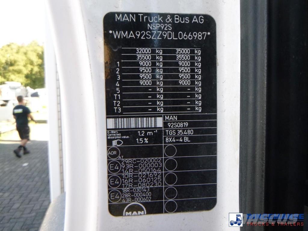MAN TGS 35.480 8x4 vacuum tank / Saugbagger Vaakumautod