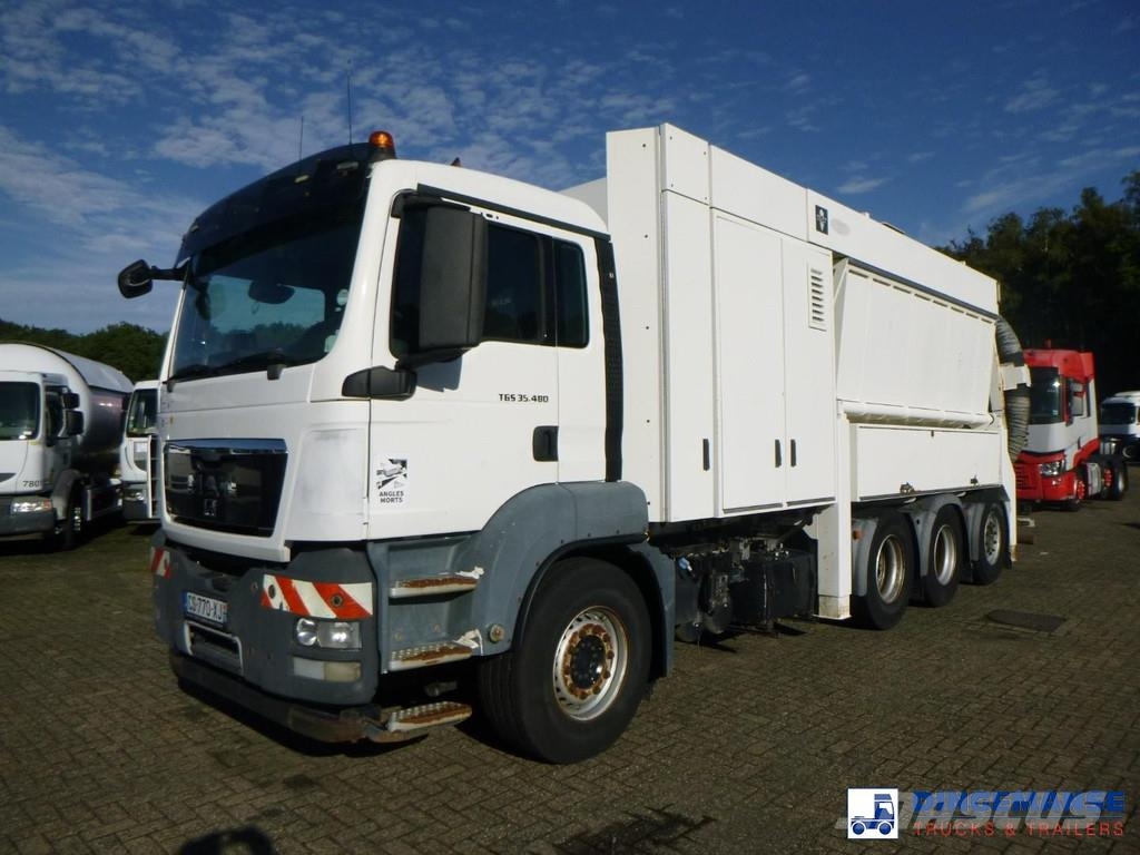 MAN TGS 35.480 8x4 vacuum tank / Saugbagger Vaakumautod