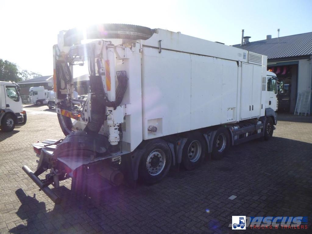 MAN TGS 35.480 8x4 vacuum tank / Saugbagger Vaakumautod