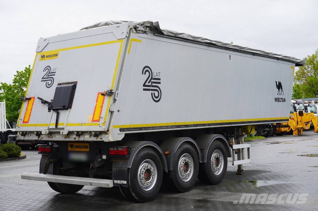 Wielton NW-3 / weight 6.2 t / capacity 38m3 / 50 units Kiper poluprikolice