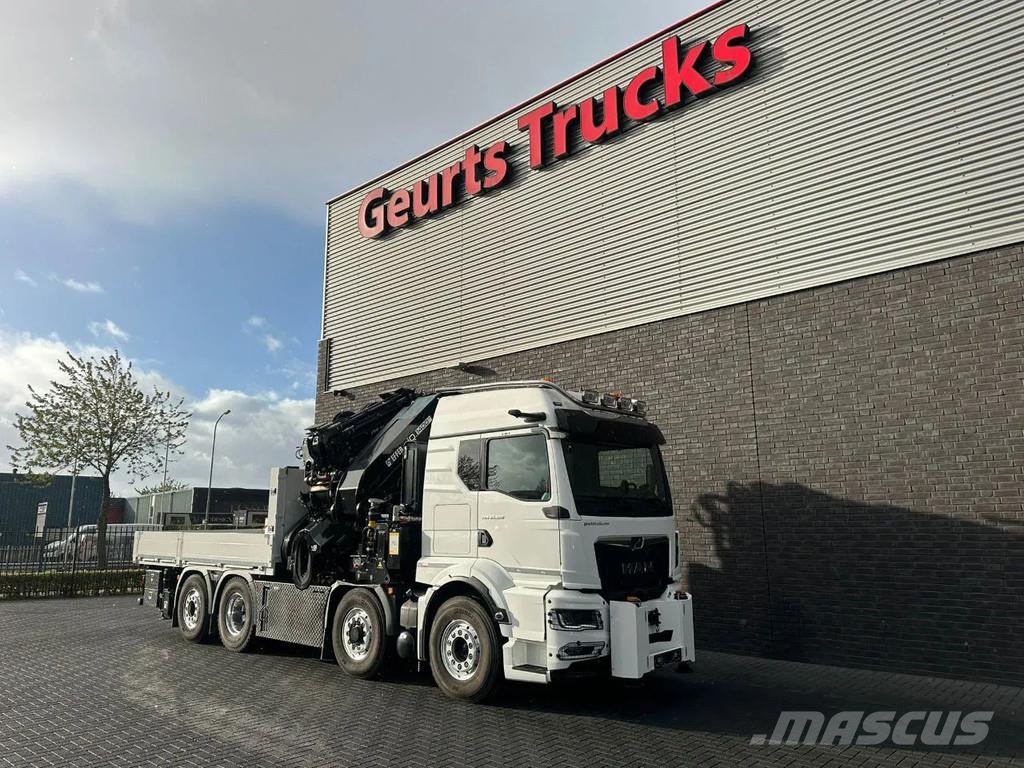 MAN TGS 35.520 OPEN LAADBAK MET EFFER iQ.1400 HP-9 KRA Автокранове