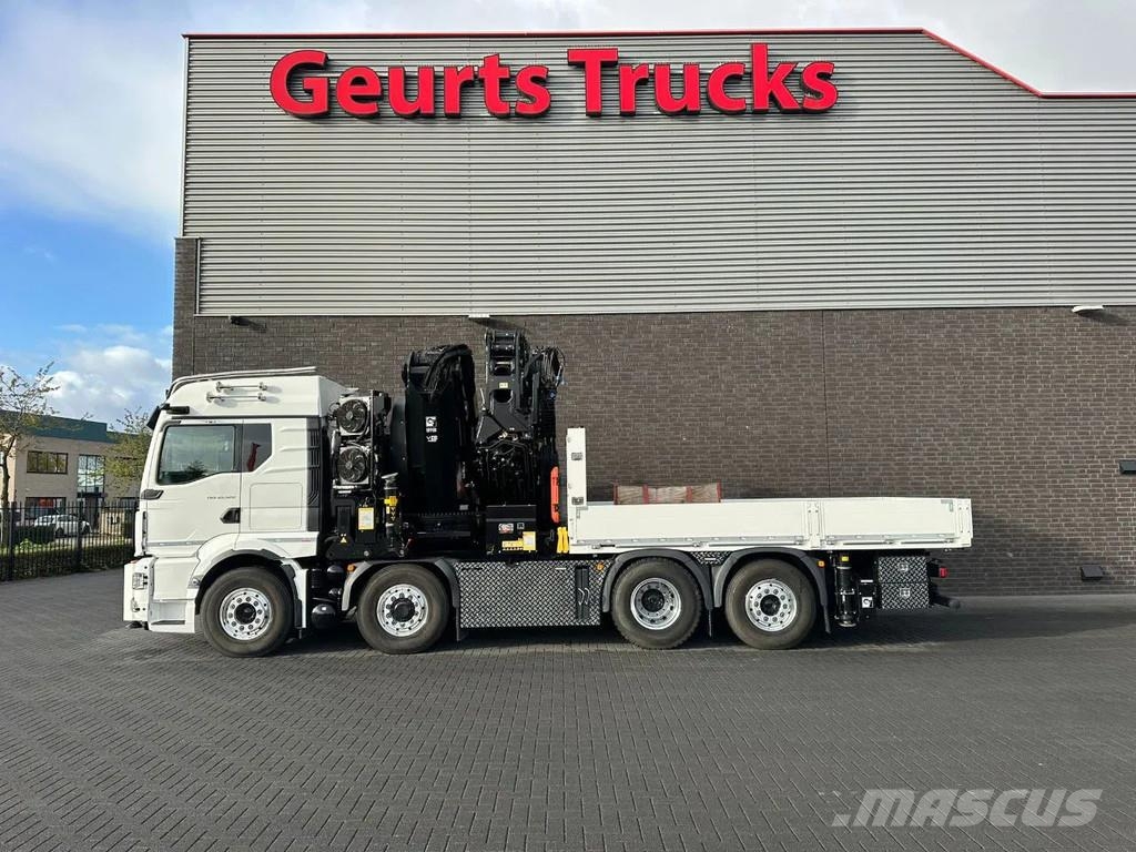 MAN TGS 35.520 OPEN LAADBAK MET EFFER iQ.1400 HP-9 KRA Автокранове