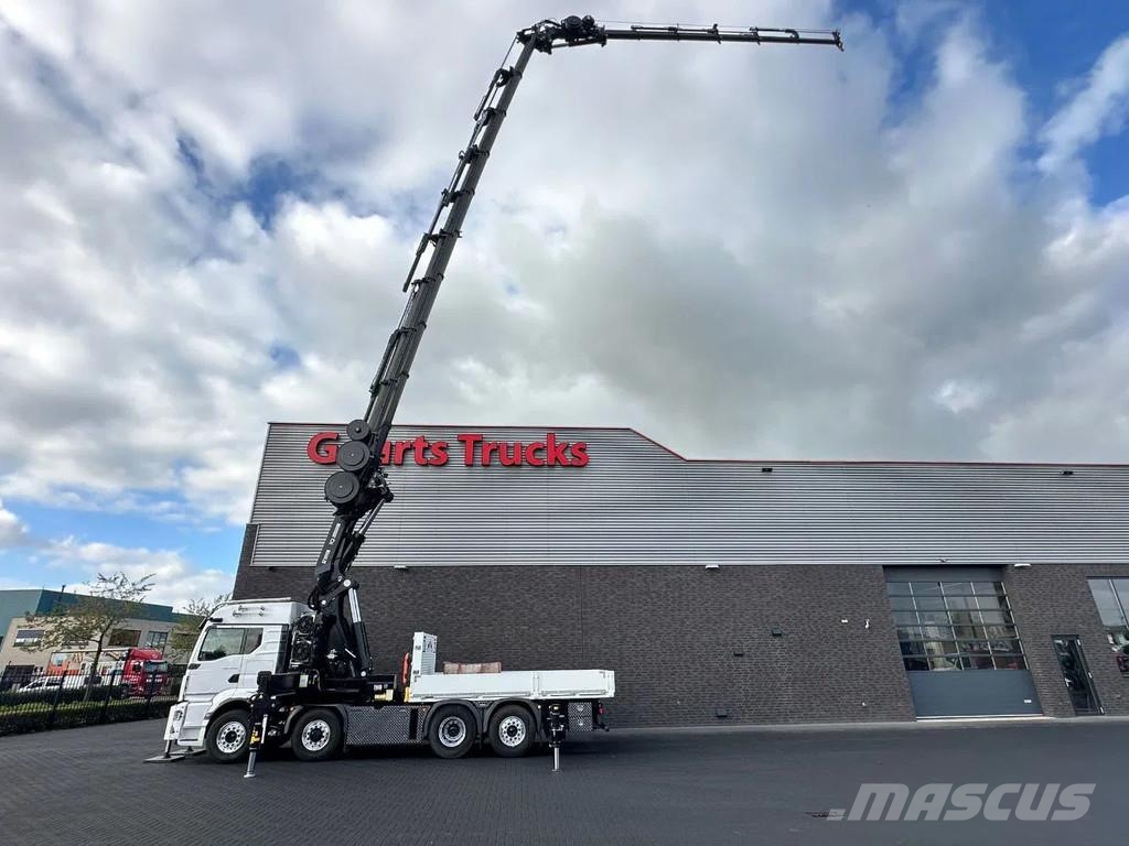 MAN TGS 35.520 OPEN LAADBAK MET EFFER iQ.1400 HP-9 KRA Автокранове