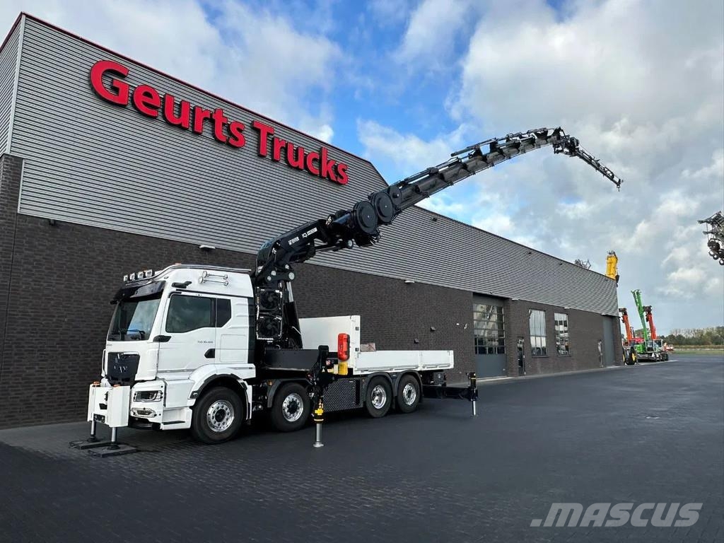 MAN TGS 35.520 OPEN LAADBAK MET EFFER iQ.1400 HP-9 KRA Автокранове