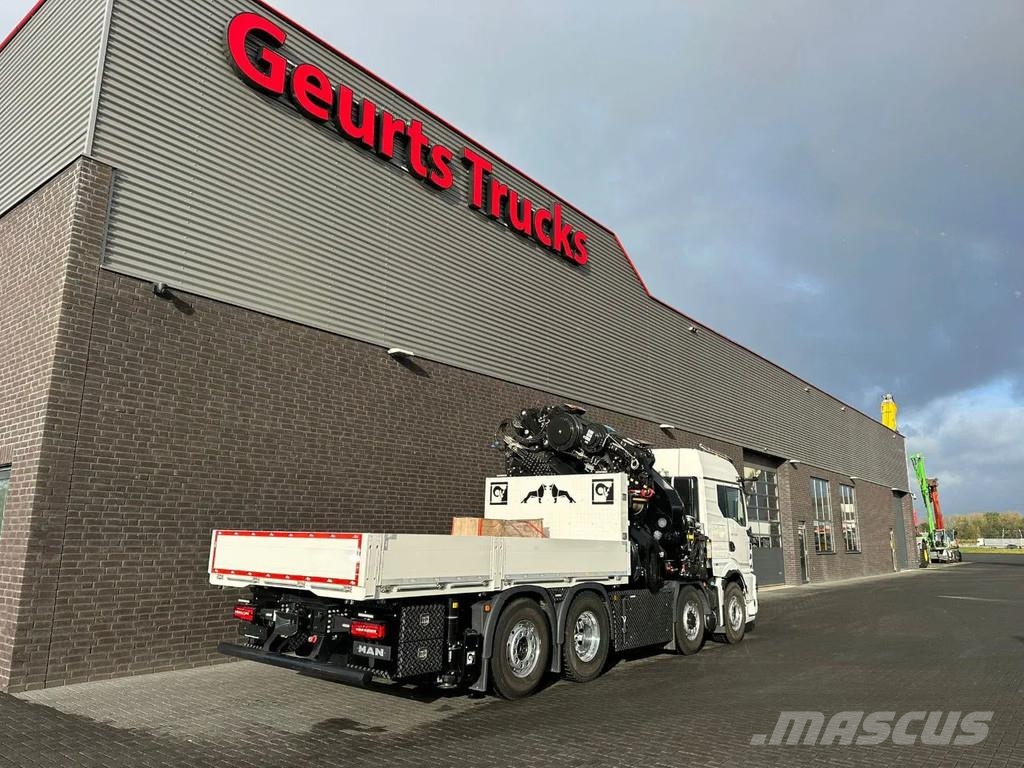 MAN TGS 35.520 OPEN LAADBAK MET EFFER iQ.1400 HP-9 KRA Автокранове