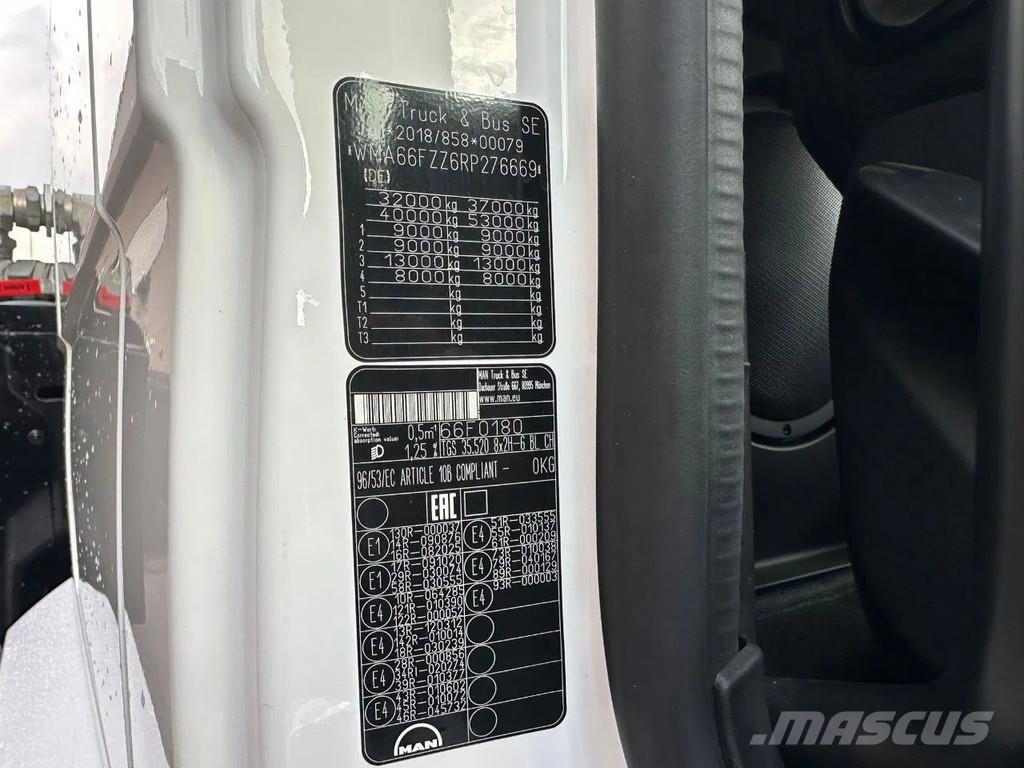 MAN TGS 35.520 OPEN LAADBAK MET EFFER iQ.1400 HP-9 KRA Автокранове