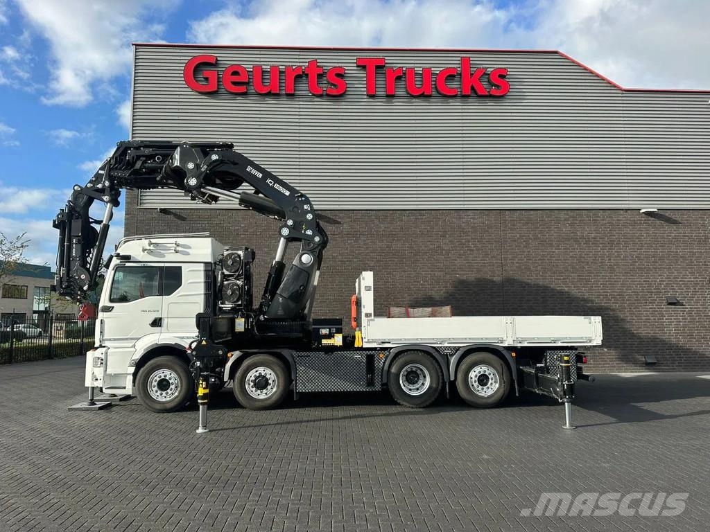MAN TGS 35.520 OPEN LAADBAK MET EFFER iQ.1400 HP-9 KRA Автокранове