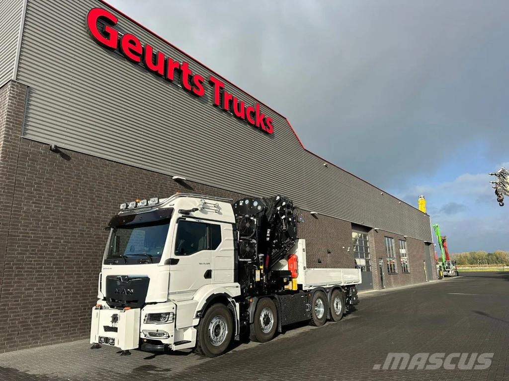 MAN TGS 35.520 OPEN LAADBAK MET EFFER iQ.1400 HP-9 KRA Автокранове