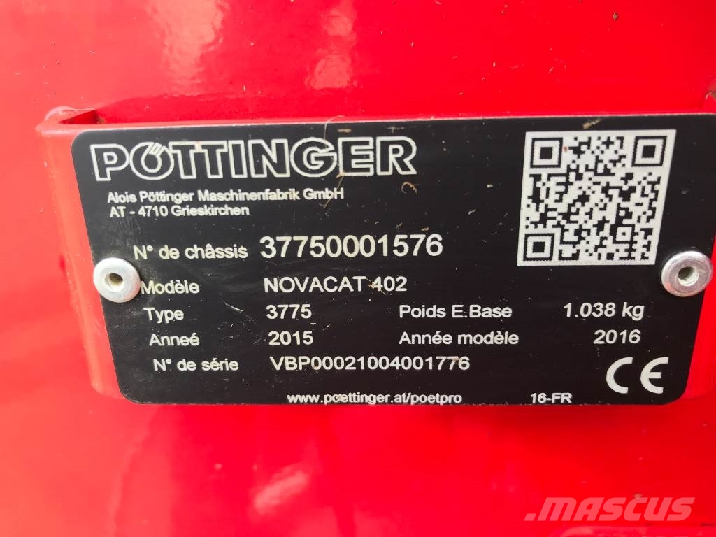 Pöttinger NOVACAT 402 Χορτοκοπτικά