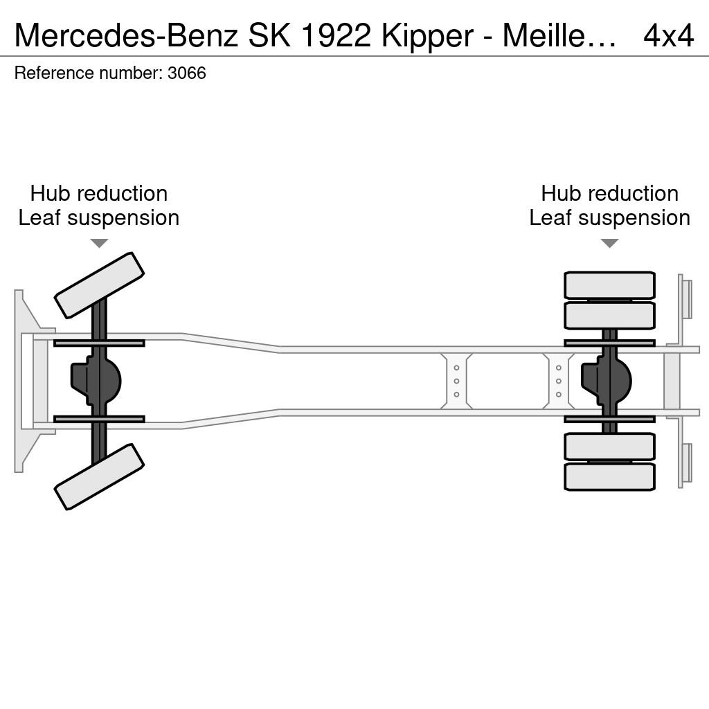 Mercedes-Benz SK 1922 Kipper - Meiller Kipper - 4x4 - Big Axles Kiper tovornjaki