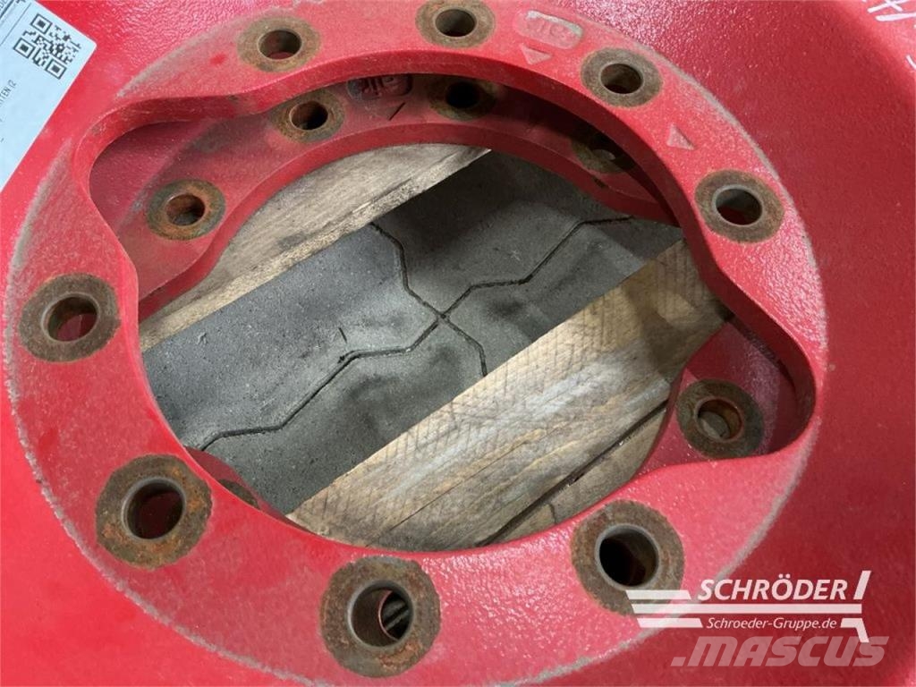 Fendt ANBAUSATZ / ADAPTERPLATTEN RADGEWICHTE Ruedas dobles