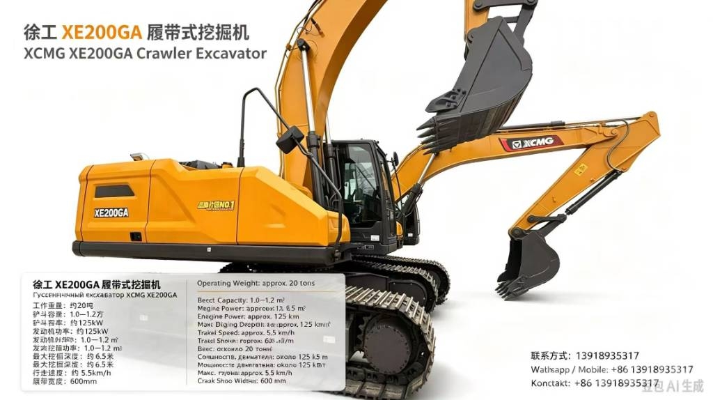 XCMG EX200GA Верижен екскаватор