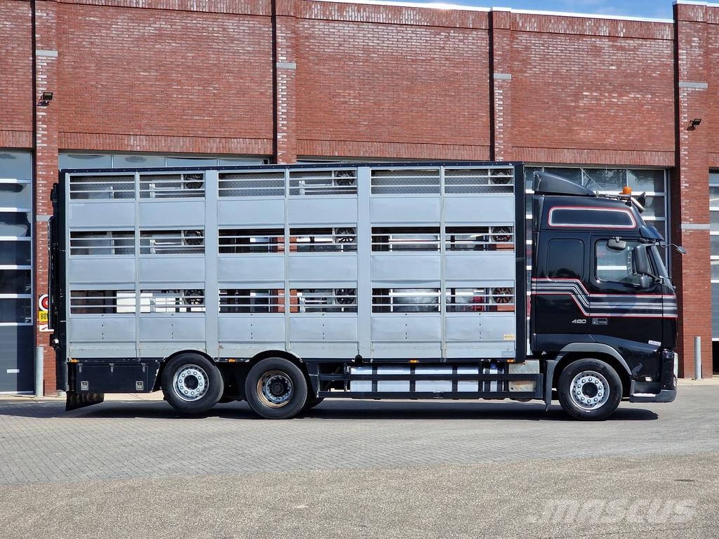 Volvo FH 460 Berdex 3 deck livestock - Loadlift - Liftin Tiertransporter