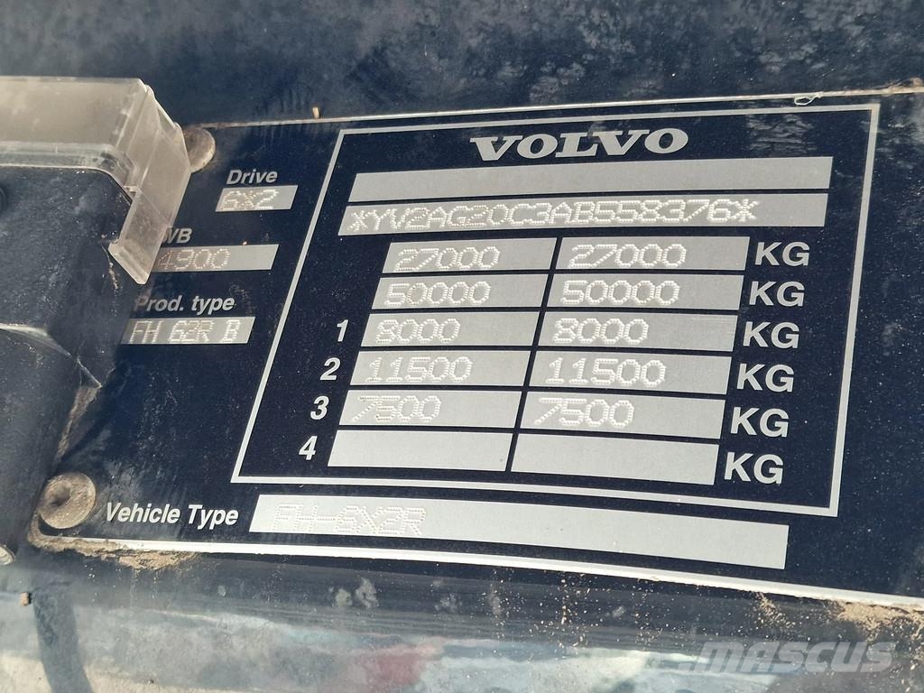 Volvo FH 460 Berdex 3 deck livestock - Loadlift - Liftin Tiertransporter