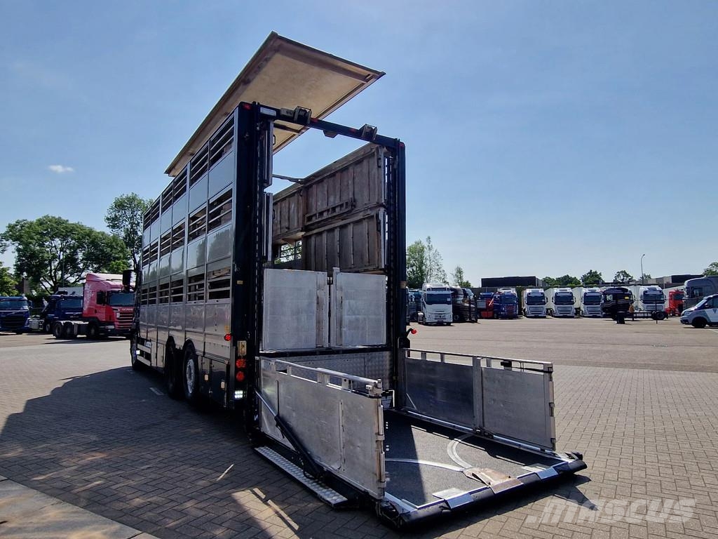 Volvo FH 460 Berdex 3 deck livestock - Loadlift - Liftin Tiertransporter