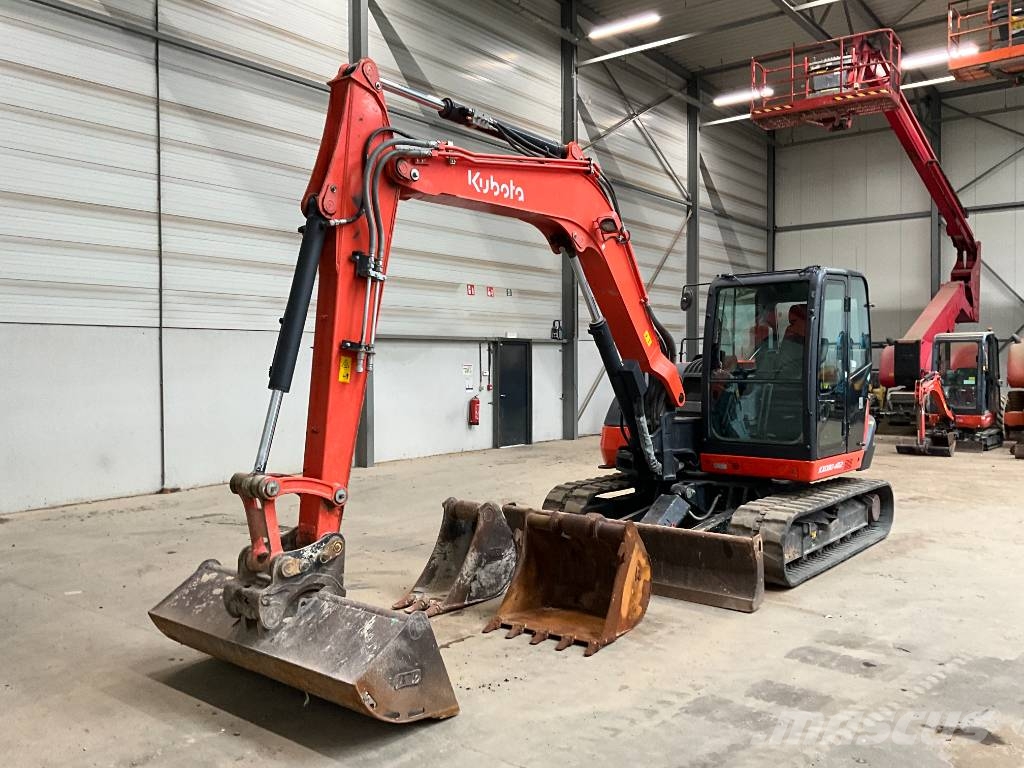 Kubota KX 080-4 A 2 حفارات وسط 7 طن - 12 طن