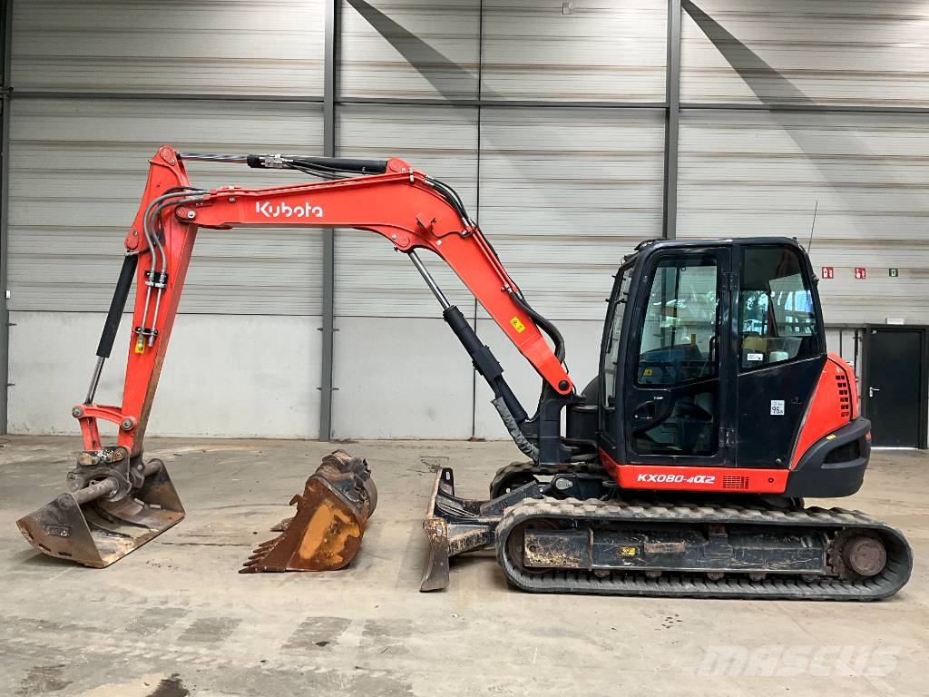 Kubota KX 080-4 A 2 حفارات وسط 7 طن - 12 طن