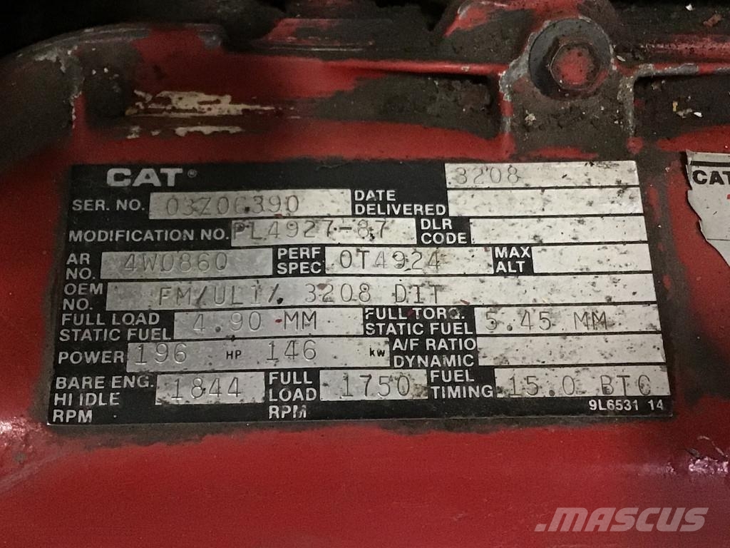 CAT 3208 03Z-4W0860 USED Motoren
