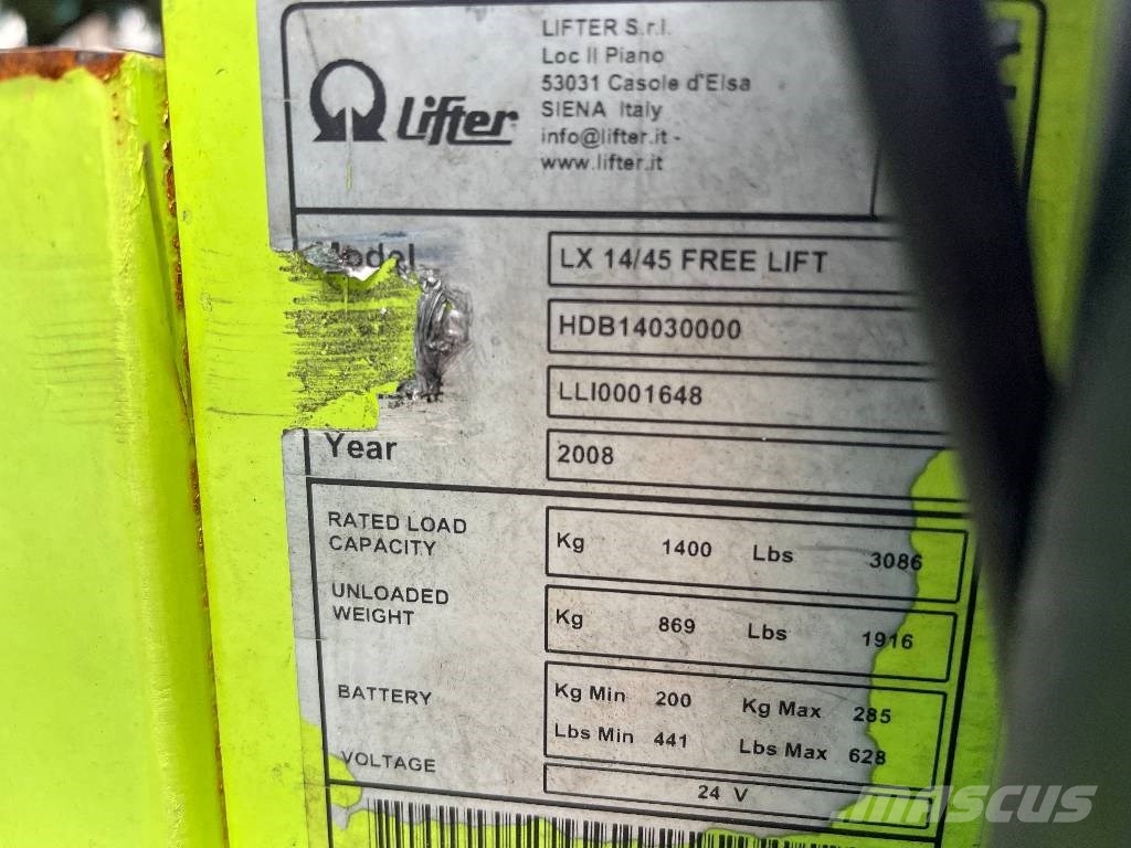 Pramac LX14/45 V-4274 INW Elektrostapler
