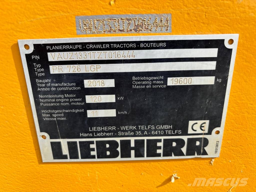 Liebherr PR 726 LGP Buldožerji goseničarji
