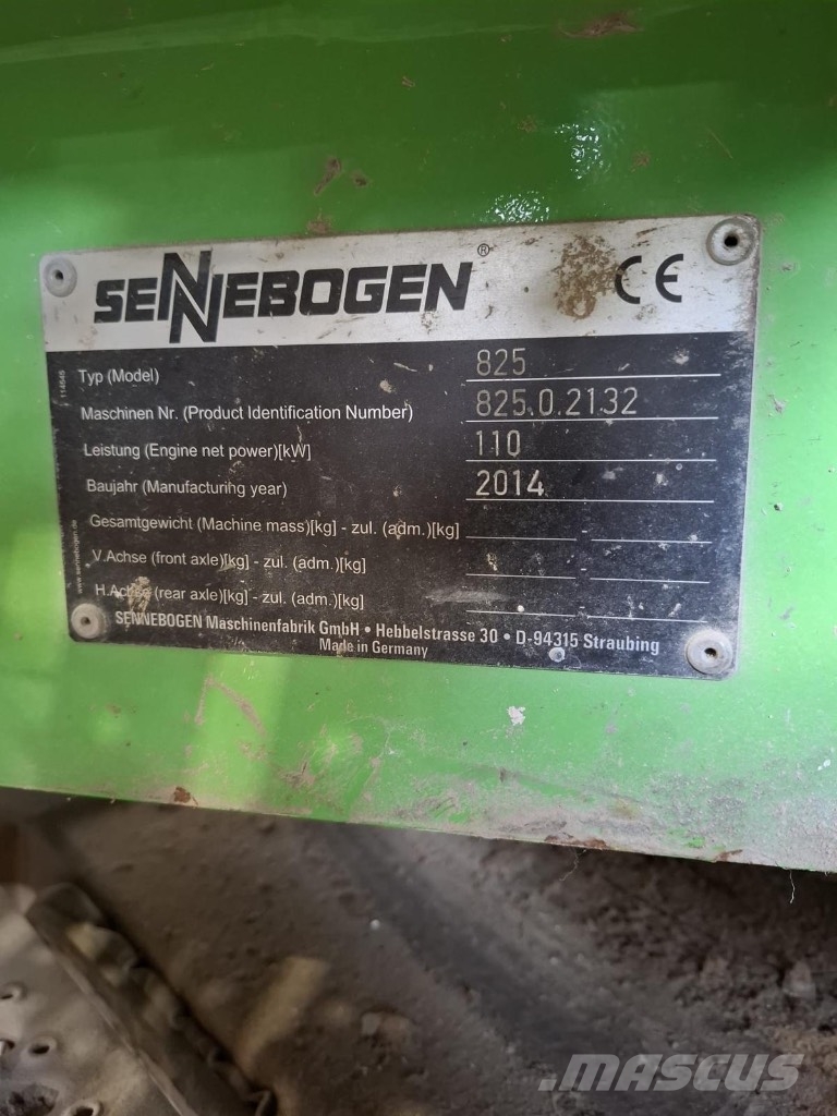 Sennebogen 825 ELECTRIC Material Handler ELEKTRO Fuchs MHL E Industriālie iekrāvēji