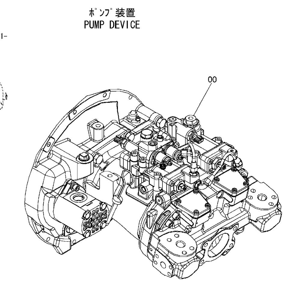 Hitachi ZX200-3 ZX230-3 ZX240-3 HPV118 Hydraulic pump Hydraulics