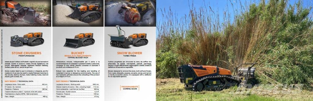 Energreen RoboMax Miško mulčeriai