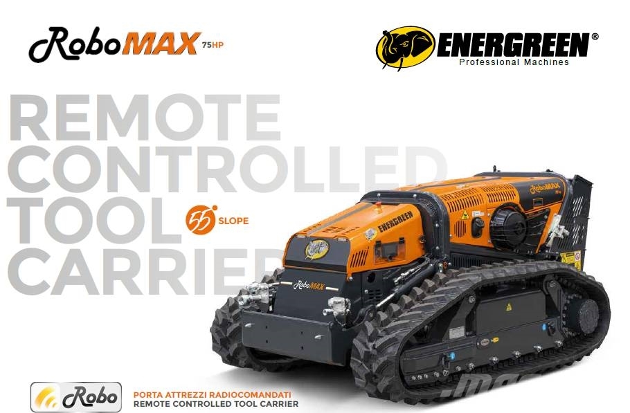 Energreen RoboMax Miško mulčeriai
