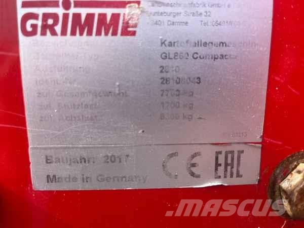 Grimme GL 860 COMPACTA Landbouw - overige