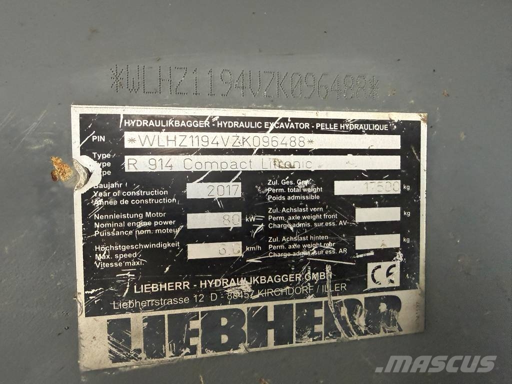 Liebherr R 914 Excavadoras de cadenas