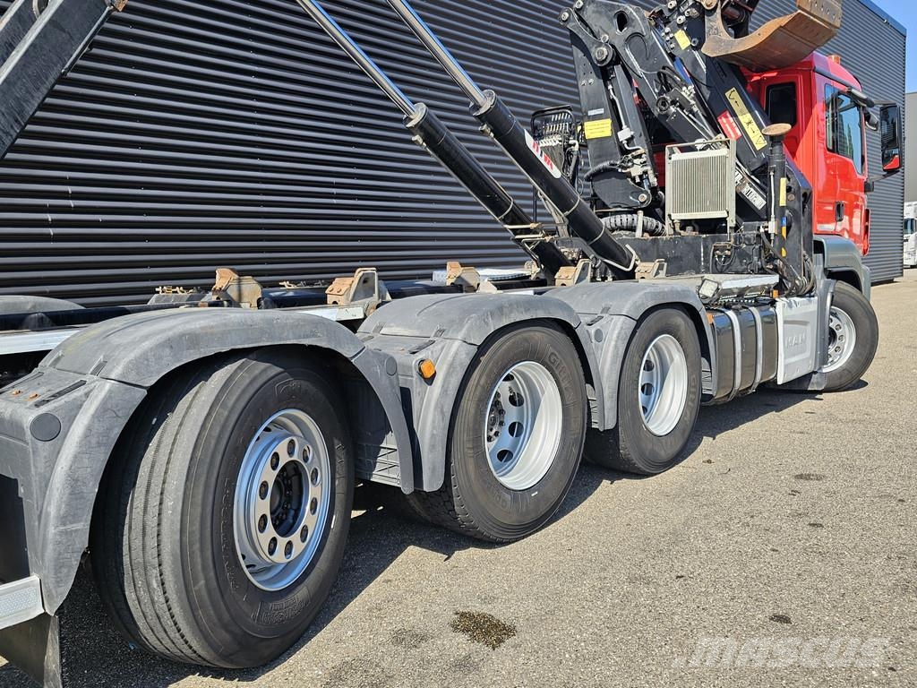 MAN TGS 35.400 8X4-4 BL / Z CRANE + HOOKLIFT Camiones grúa